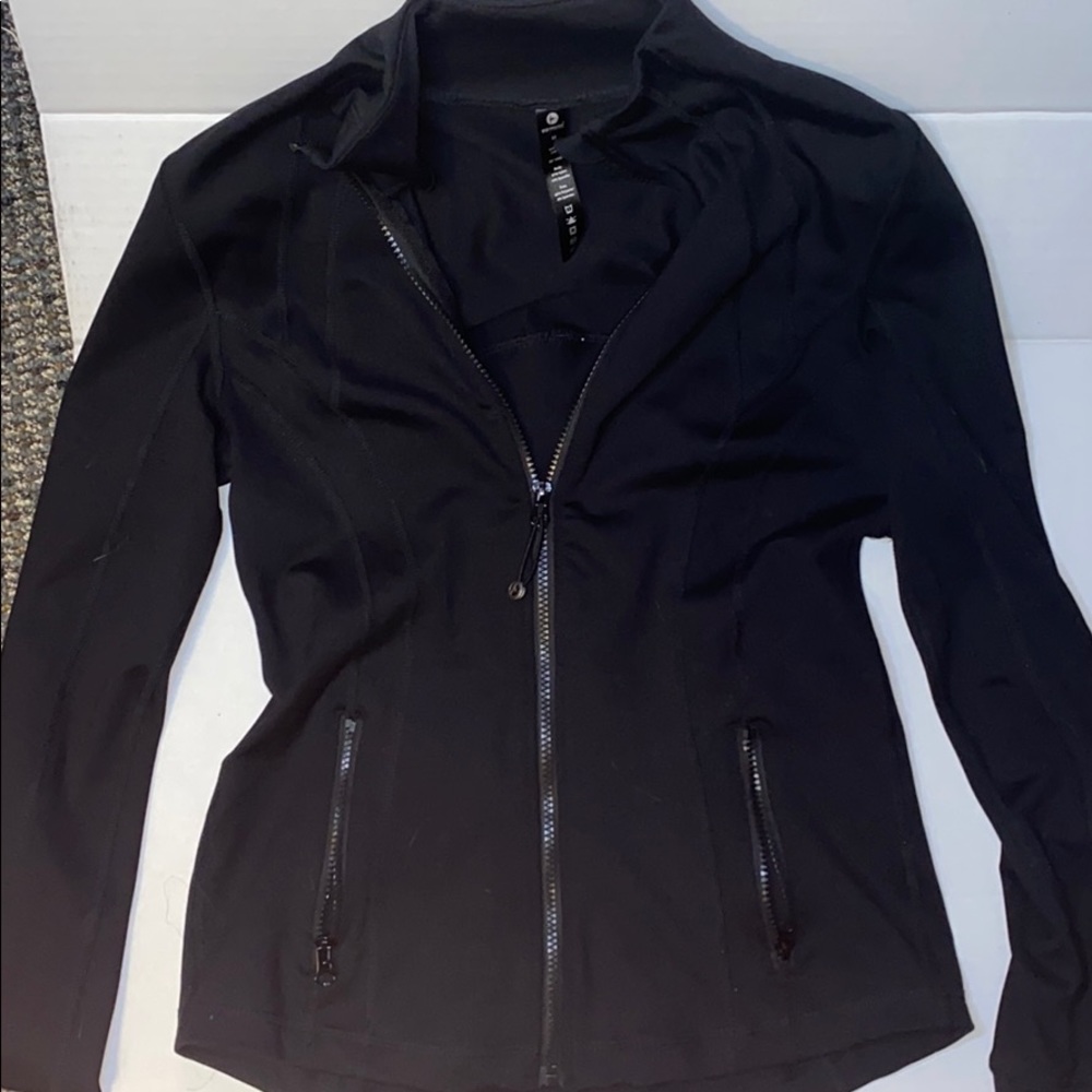 90 Degree by Reflex, Flared Hem Zip Front jacket